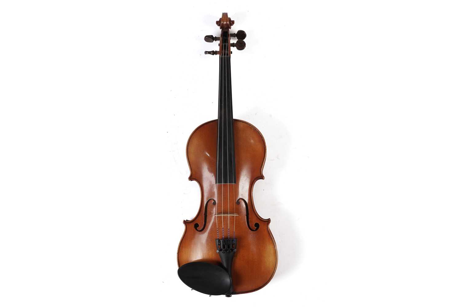 Lot 43 - A French violin labelled Gustave Villaume