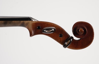 Lot 43 - A French violin labelled Gustave Villaume