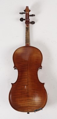 Lot 43 - A French violin labelled Gustave Villaume