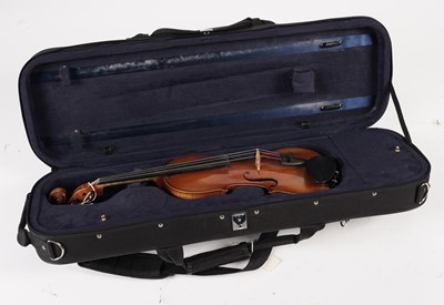 Lot 43 - A French violin labelled Gustave Villaume