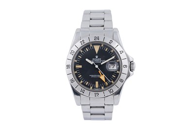 Lot 428 - Rolex 'Steve McQueen' Explorer II: a stainless steel cased automatic wristwatch