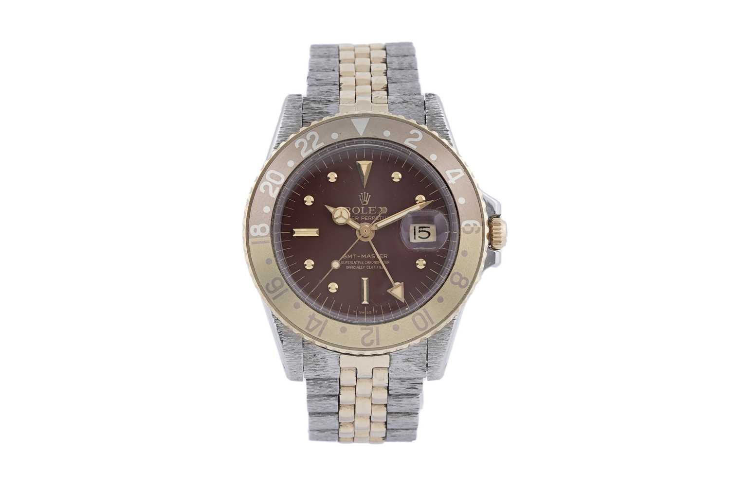 429 - Rolex GMT-Master: a steel and yellow cased automatic wristwatch