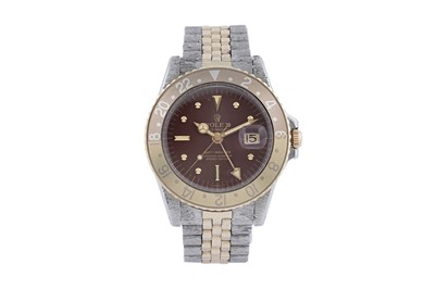 Lot 429 - Rolex GMT-Master: a steel and yellow cased automatic wristwatch