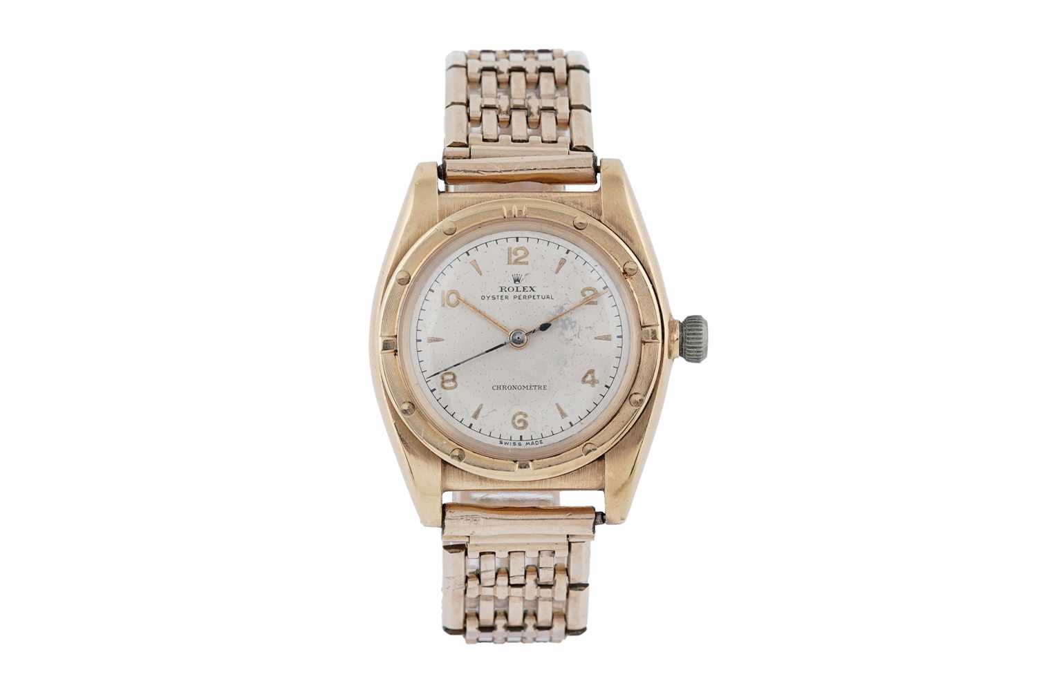 Lot 431 - Rolex Oyster Perpetual: an 18ct yellow gold cased automatic Chronometer wristwatch