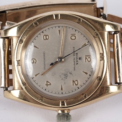 Lot 431 - Rolex Oyster Perpetual: an 18ct yellow gold cased automatic Chronometer wristwatch
