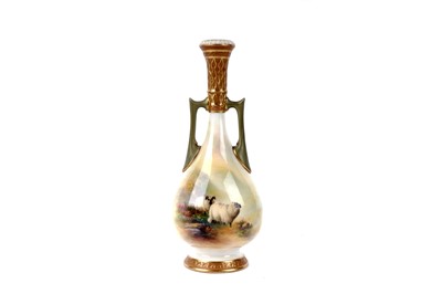 Lot 1114 - A Royal Worcester vase by Ernest Barker