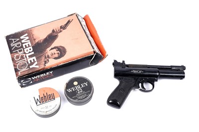 Lot 277 - A Webley & Scott Ltd Premier MkII .22 air pistol; and pellets