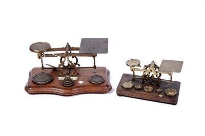 Lot 112 - Two early 20th Century postage scales: S. Mordan & Co and another