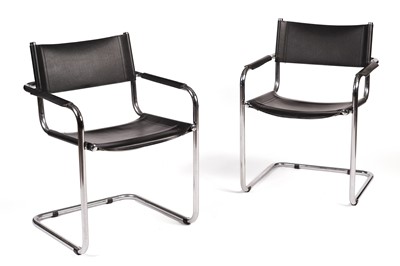 Lot 601 - Marcel Breuer: a pair of mid-20th Century B34 ‘Cesca’ style cantilever armchairs