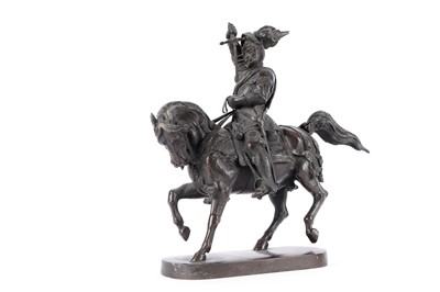 Lot 733 - Attributed to Baron Carlo Marochetti (1805-1867): a figure of the Duke of Savoy | bronze