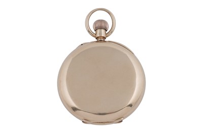 Lot 611 - J.W. Benson: an 18ct yellow gold cased half hunter pocket watch
