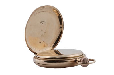 Lot 611 - J.W. Benson: an 18ct yellow gold cased half hunter pocket watch