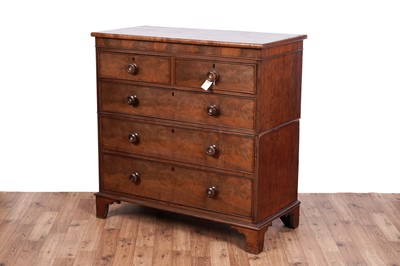 Lot 469 - A Victorian mahogany chest of drawers