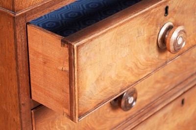 Lot 469 - A Victorian mahogany chest of drawers