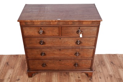 Lot 469 - A Victorian mahogany chest of drawers