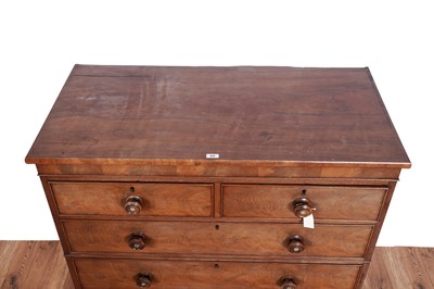 Lot 469 - A Victorian mahogany chest of drawers