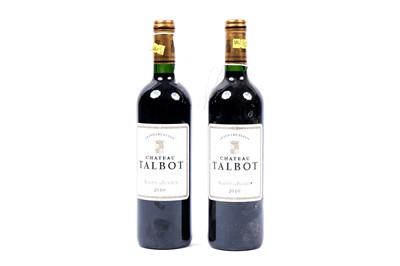 Lot 384 - Two bottles of Château Talbot Saint-Julien 2010