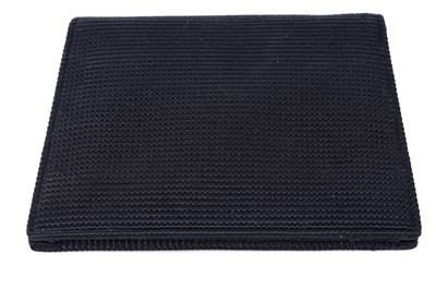 Lot 717 - Cartier, London: an Art Deco woven dark navy silk evening bag