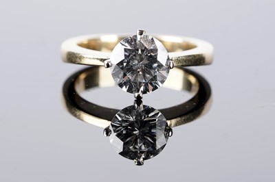 Lot 722 - A single stone solitaire diamond ring