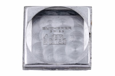 Lot 586 - Bucherer: an 18ct white gold manual wind cocktail watch