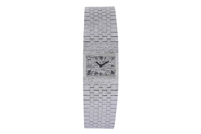 Lot 488 - Bueche Girod: 9ct white gold cocktail manual wind cocktail watch