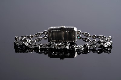 Lot 755 - Rhone Watch Company for Charlton: an Art Deco diamond cocktail watch