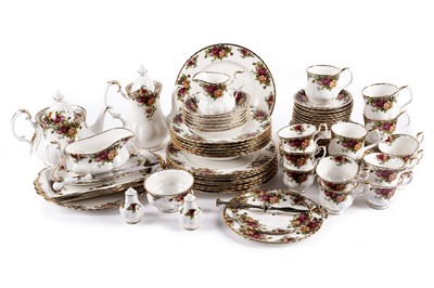 Lot 363 - A Royal Albert 'Old Country Roses' pattern dinner, tea and coffee service