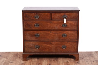 Lot 506 - A George III inlaid mahogany chest of drawers