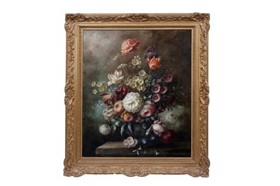 Lot 16 - 19th Century Dutch School -Floral still life | oil