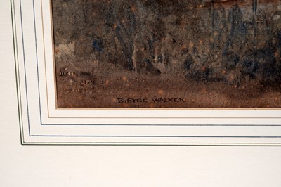 Lot 67 - Bernard Eyre Walker – Sunset in the hills | watercolour