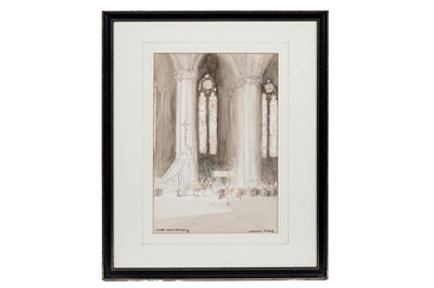 Lot 50 - Victor Noble Rainbird – Impression - Reims | watercolour