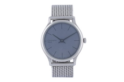 Lot 787 - Christopher Ward, London: a stainless steel cased manual wind wristwatch
