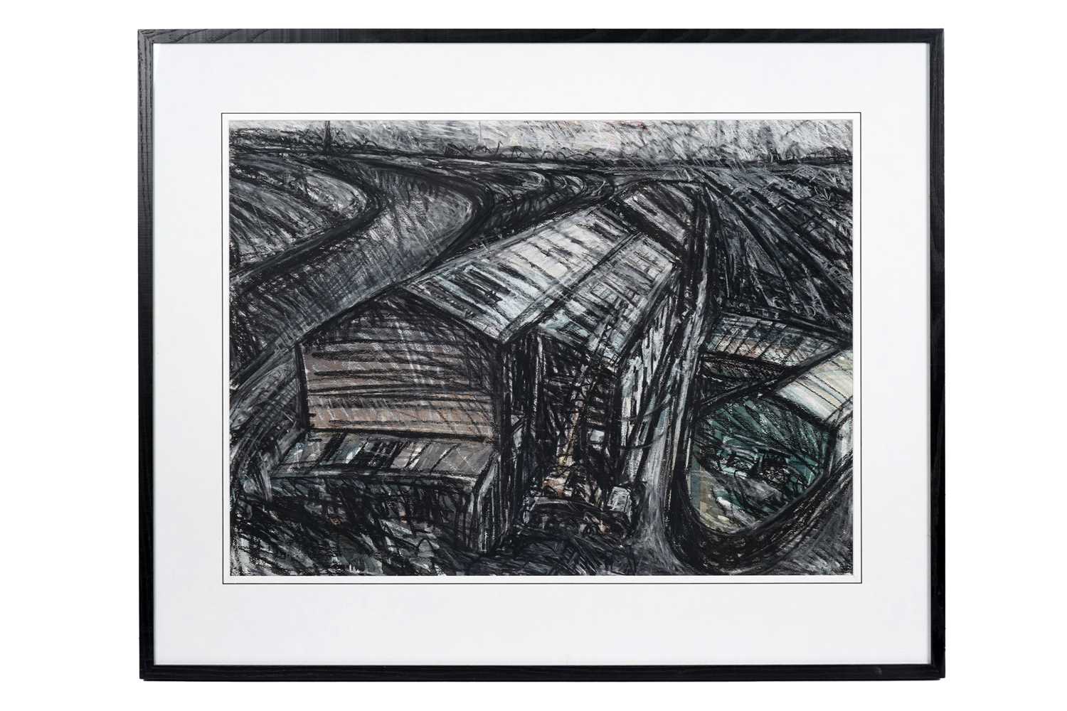 Lot 1069 - David Paul – River View, Newburn | mixed media
