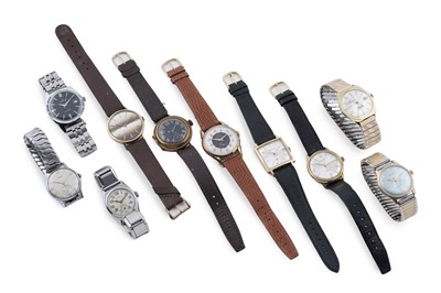 Lot 570 - A selection of manual wind wristwatches