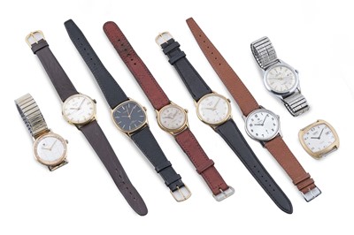 Lot 572 - A selection of manual wind wristwatches