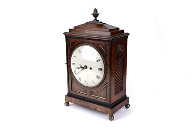 Lot 1217 - Coales, Newport Pagnell (retailer): a 19th Century mahogany cased bracket clock