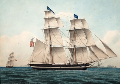 Lot 958 - J. Paterson - Brig Arethusa of Blyth, Capt Wood