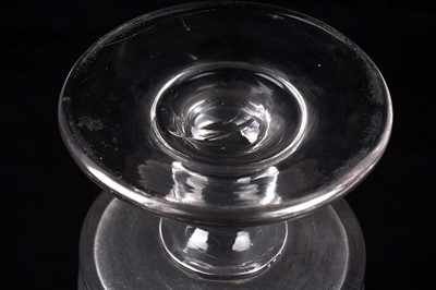 Lot 1168 - A Nelson commemorative glass goblet