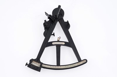 Lot 143 - Hughes, London: a 19th Century ebony framed octant