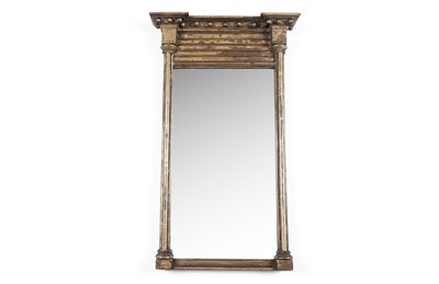 Lot 1264 - A 19th Century pier glass mirror