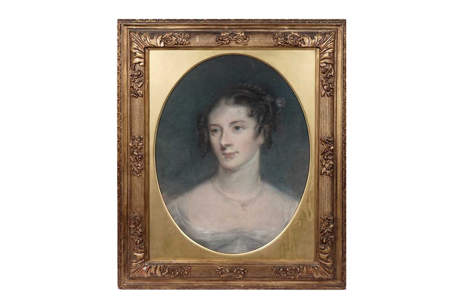 Lot 46 - 19th Century English School - Portrait of a young lady in Regency dress | pastel