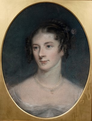 Lot 46 - 19th Century English School - Portrait of a young lady in Regency dress | pastel