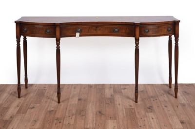 Lot 518 - Attributed to Bevan-Funnell: A Georgian style mahogany serving table