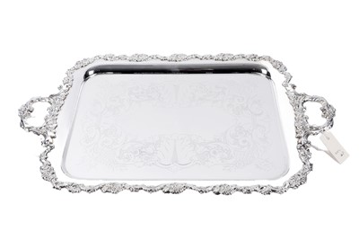 Lot 427 - An impressive early 20th Century silver plated tea tray