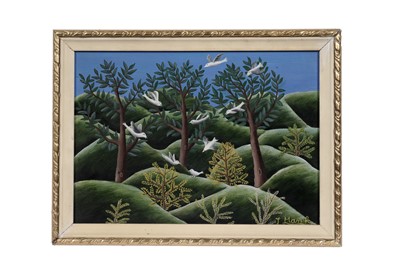 Lot 862 - Jerzy Marek - White Flight | acrylic