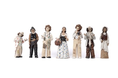 Lot 363 - A collection of 20th Century figures by Joan Bideau