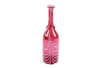 Lot 399 - A 19th Century Nailsea style decanter
