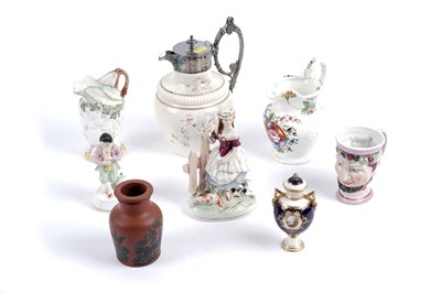 Lot 311 - A collection of 19th Century ceramics