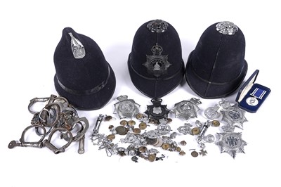 Lot 114 - A collection of police-related items