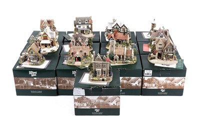 Lot 356 - A collection of Lilliput Lane model cottages